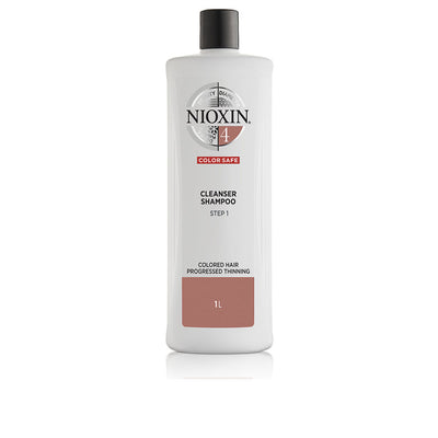System 4 - shampoo - erittäin heikentynyt värjätty hiukset - vaihe 1 1000 ml - NIOXIN