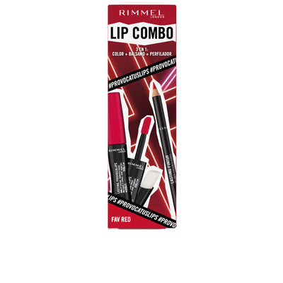 Lip combo provocalips erä #fav red 2 u - RIMMEL LONDON