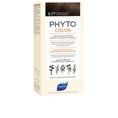 Phytocolor #6.77-vaalea cappuccino ruskea 4 u - PHYTO