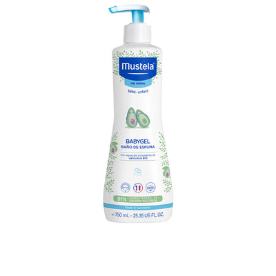 Baby-child vaahtokylpygeeli 750 ml - MUSTELA