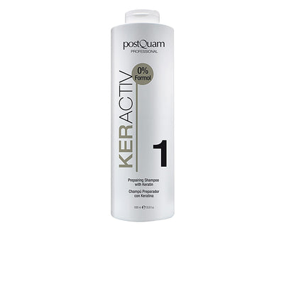 Keractiv 1 valmistava shampoo keratiinilla 1000 ml - POSTQUAM