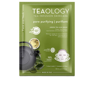 Face and neck green tea aha + bha mask 21 ml - TEAOLOGY