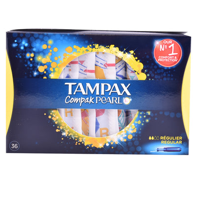 Tampax pearl compak tamponi regular 36 kpl - TAMPAX