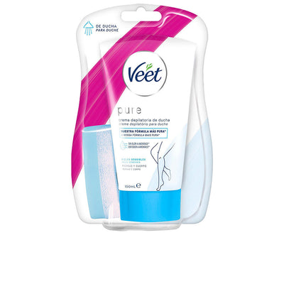Pure shower karvanpoistovoide herkälle iholle 150 ml - VEET