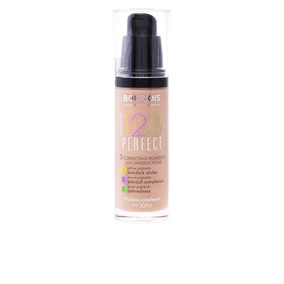 123 perfect nestemäinen meikkivoide #55-tumma beige - BOURJOIS