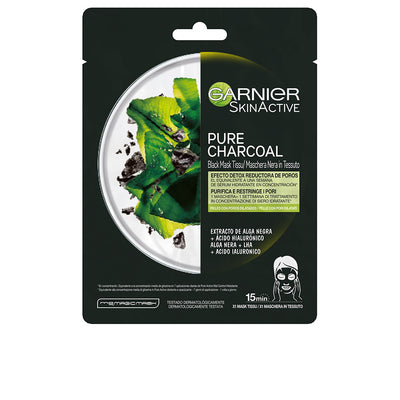 Pure charcoal black mask kangas detox-vaikutus 28 gr - GARNIER