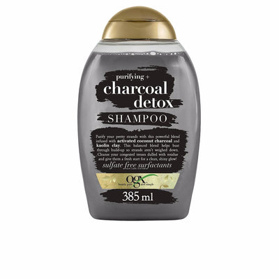 Charcoal detox puhdistava hiusten shampoo 385 ml - OGX