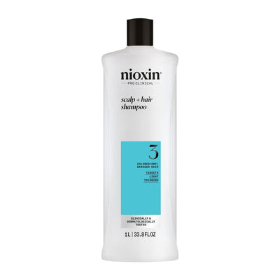 System 3 - Shampoo - Dyed And Damaged Hair With Mild Weakening 1000 Ml