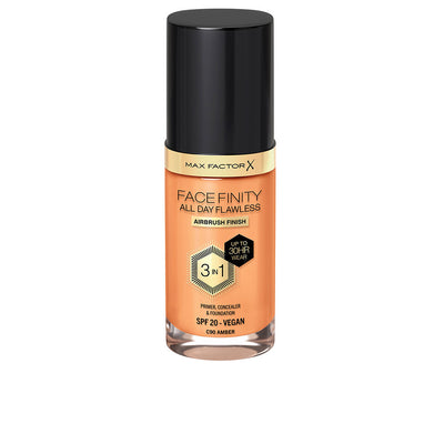 Facefinity all day flawless 3 in 1 meikkivoide #90-amber 30 ml. - MAX FACTOR