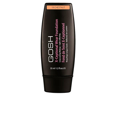 X-ceptional wear foundation pitkäkestoinen meikki #19-kastanja 35 ml - GOSH