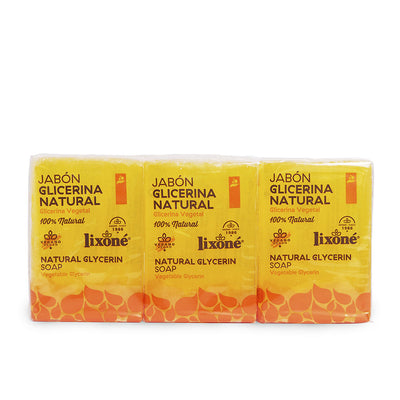 Glicerina natural saippua herkälle iholle 3 x 125 gr - LIXONE
