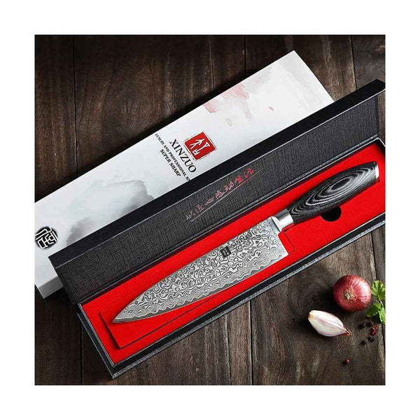 Xinzuo Ya Damascus Kokkiveitsi, 20 cm