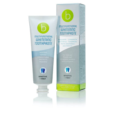 Multifunctional valkaiseva hammastahna #sensitive+mint 75 ml - BECONFIDENT