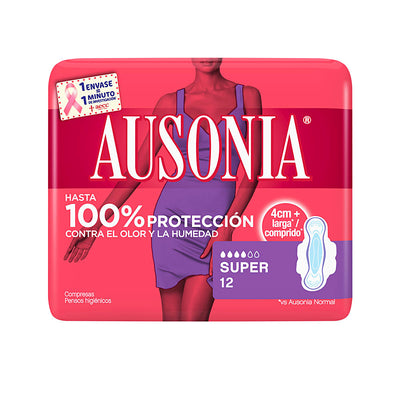 Ausonia sideharsot super siivet 12 kpl - AUSONIA