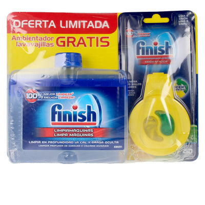 Finish koneenpuhdistaja 250 ml + astianpesukoneen raikastin 2 kpl - FINISH