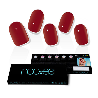 Gel Nail Films Midnight Rain Premium Luxe Solid #Red 20 U