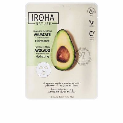 Nature mask avokado + hyaluronihappo 1 kpl - IROHA