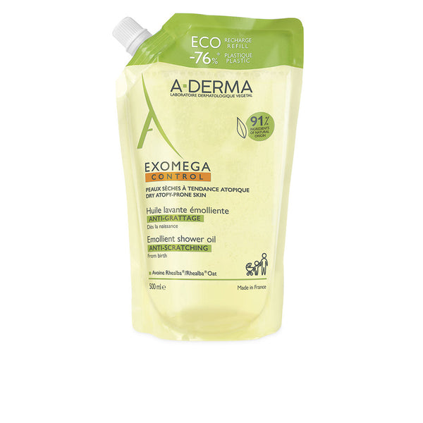 A-Derma Exomega control eco-refill öljy 500 ml | Vuodevaatteet.fi
