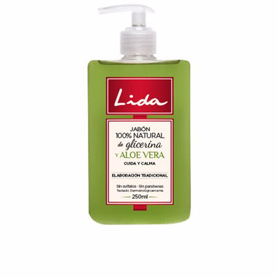 Jabón 100% luonnollinen käsisaippua glyseriiniä ja aloe veraa 250 ml - LIDA