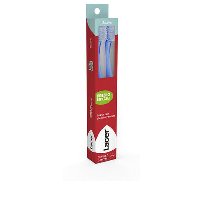 Cepillo dental pehmeä pakkaus 2 u - LACER