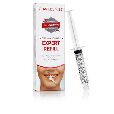 Simplesmile® hampaiden valkaisu x4 expert refill 1 u - BECONFIDENT
