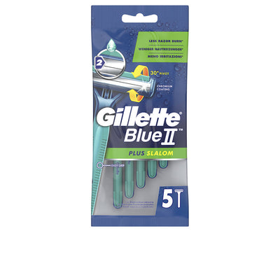 Blue ii plus slalom kertakäyttöinen partaterä 5 kpl - GILLETTE