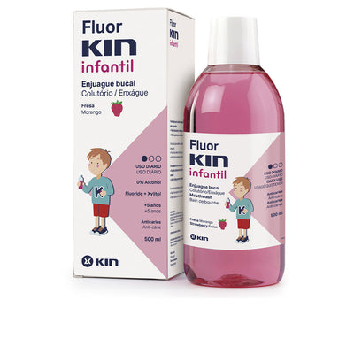 Fluorkin infantil suuvesi kariesia vastaan #mansikka 500 ml. - KIN