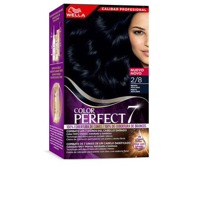 Wella color perfect 7 100% harmaiden peittävyys #2/8-sinimusta - WELLA COLOR PERFECT 7