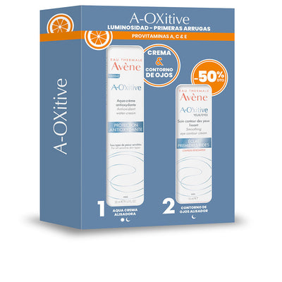 A-Oxitive Aqua Crema Alisadora + Ojos Lote 2 Pz