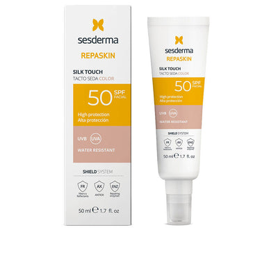 Repaskin facial silk touch väriaineella spf50 50 ml - SESDERMA