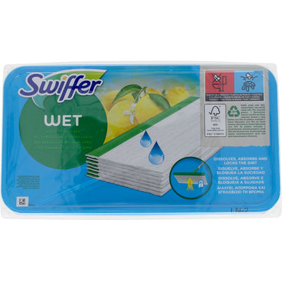 Mopa atrapa-polvo kosteutettu vaihtopää 12 kpl - SWIFFER