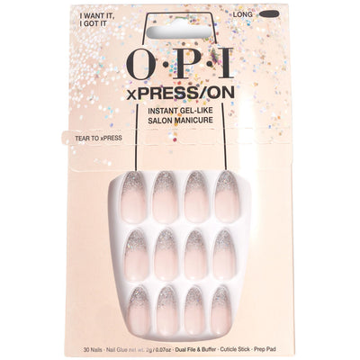 Opi Xpress/On Artificial Nails Nail Art #I Want It, I Got It 30 U