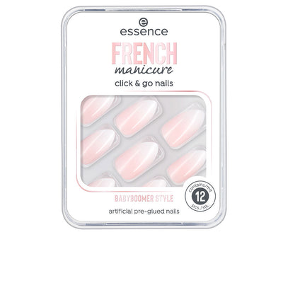 French manikyyri click & go kynnet keinotekoiset kynnet #02-babyboomer tyyli - ESSENCE