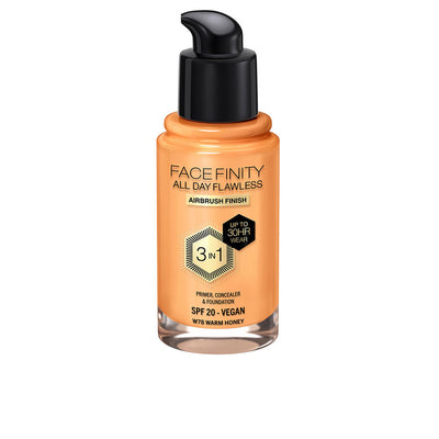 Facefinity all day flawless 3 in 1 meikkivoide #w78-warm honey 30 ml - MAX FACTOR