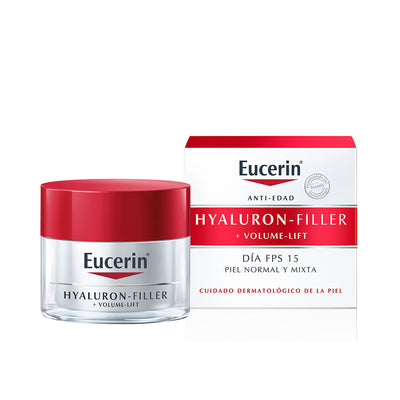 Hyaluron filler + volume-lift päivävoide normaalille ja sekaiholle 50 ml - EUCERIN