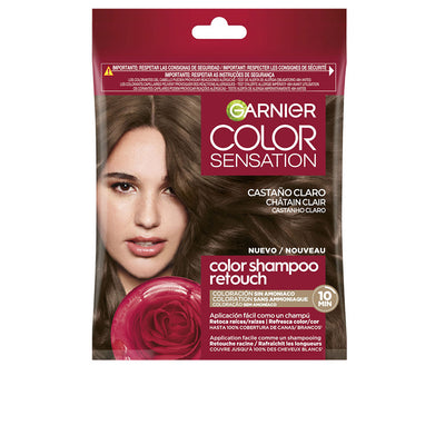 Color sensation sävy sävyyn värjäävä shampoo #5.0-vaaleanruskea 1 kpl - GARNIER