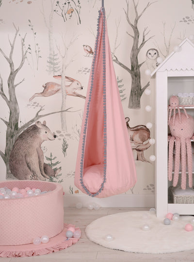 Riippuva keinu vauvalle - pastel pink