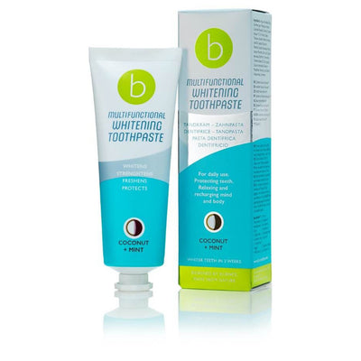 Multifunctional valkaiseva hammastahna #kokos+minttu 75 ml - BECONFIDENT