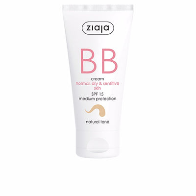 Bb cream normaaleille, kuiville ja herkille ihoille spf15 #natural 50 ml - ZIAJA