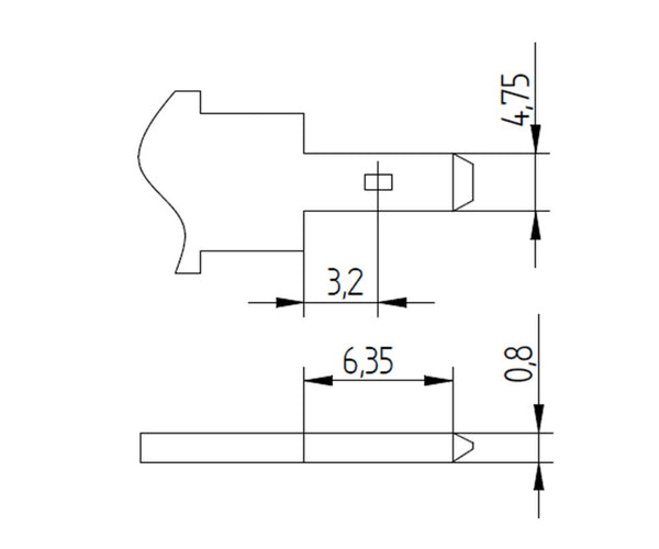 AGM-akku 6V 5Ah Faston 187 kompakti 70x47x107mm