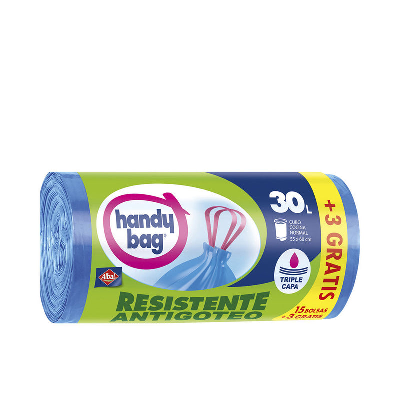 Albal Handy Bag Antibacterias Garbage Bag 30 Liters 18 U | Vuodevaatteet.fi