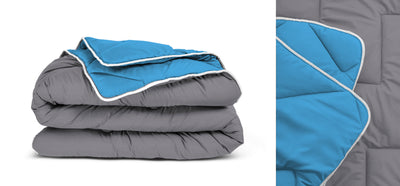 All-in one lazy dekbed Antrasiitti/Sininen - Vuodevaatteet