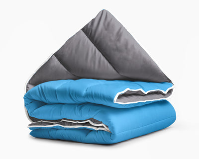 All-in one lazy dekbed Antrasiitti/Sininen - Vuodevaatteet