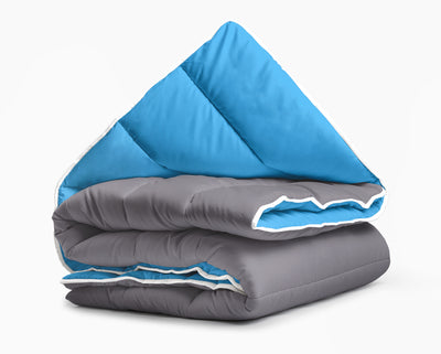 All-in one lazy dekbed Antrasiitti/Sininen - Vuodevaatteet