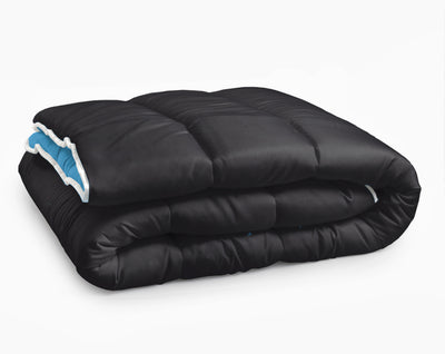 All-in one lazy dekbed Musta/Sininen - Vuodevaatteet