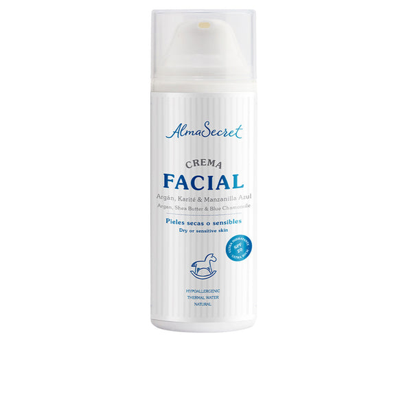 Alma Secret Facial cream argan, sheavoi ja sininen kamomilla spf20 50 ml | Vuodevaatteet.fi
