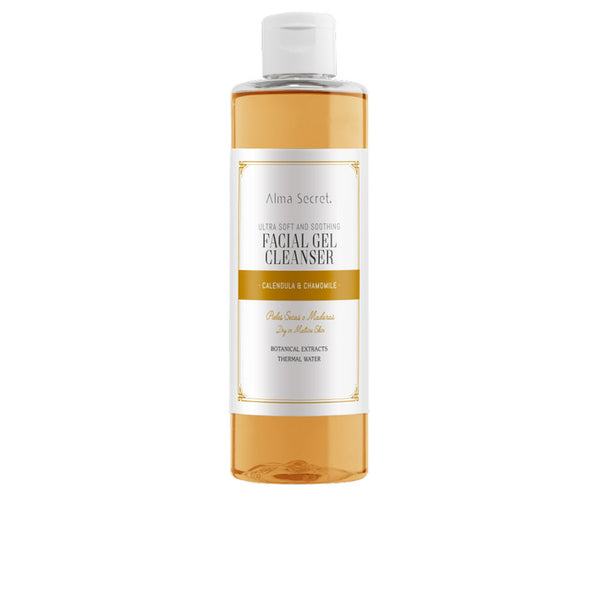 Alma Secret Facial gel cleanser hellävarainen ja rauhoittava kehäkukka & kamomilla 200 ml | Vuodevaatteet.fi
