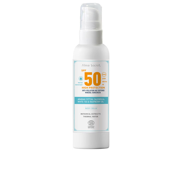 Alma Secret High protection vartalovoide spf50 200 ml | Vuodevaatteet.fi