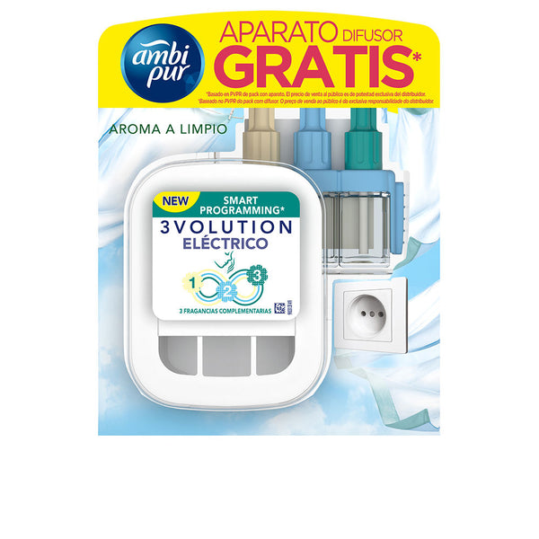 Ambi Pur 3Volution Air Freshener Device + Refill #Clean 20 Ml | Vuodevaatteet.fi