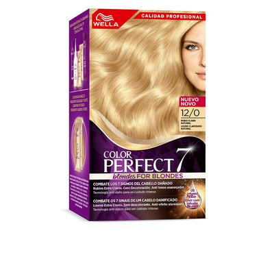 Wella color perfect 7 100% harmaanpeiton #12/0-luonnollinen vaalea blondi 6 u - WELLA COLOR PERFECT 7